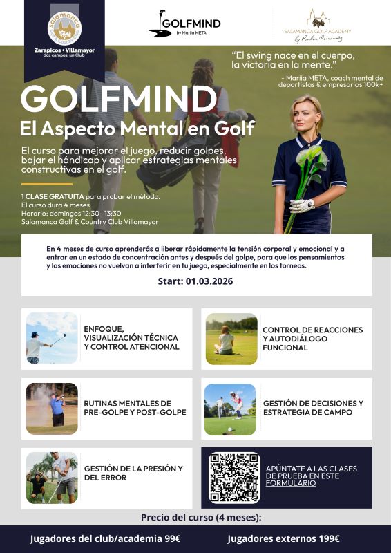 El Aspecto Mental en Golf - Salamanca Golf & Country Club