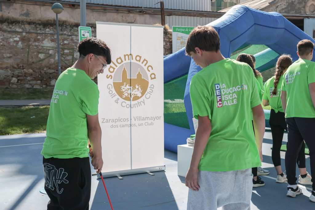 SALAMANCA GOLF & COUNTRY CLUB PARTICIPA EN EL DÍA DE LA EDUCACIÓN FÍSICA EN LA CALLE